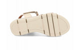 Sandalias de piel con cuña cómoda y tiras cruzadas – imagen 6