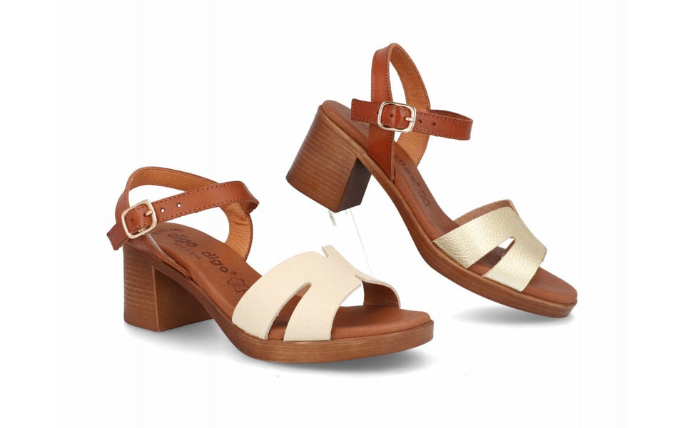 Sandales femme Digodigo 6631 en cuir - vue 1