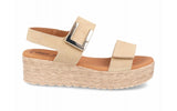 Sandalias de piel con plataforma ligera y cierre ajustable – imagen 3