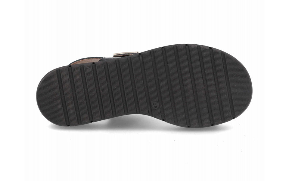 Sandalias de piel para mujer con cuña cómoda de 4 cm - imagen 7