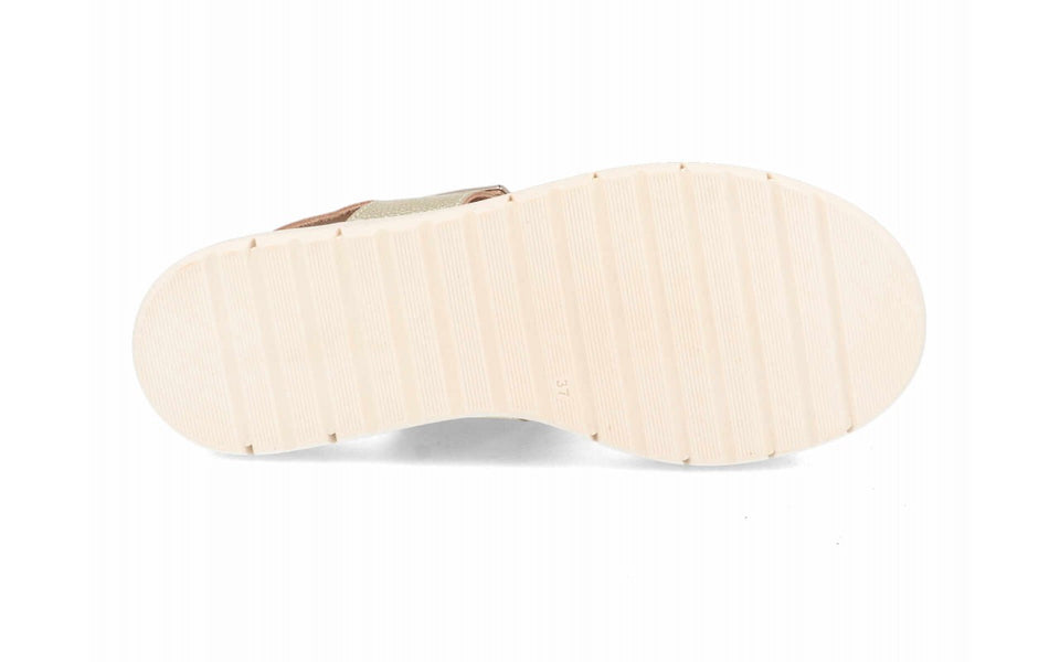 Sandalias de piel para mujer con cuña cómoda de 4 cm - imagen 6