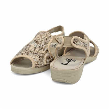 Sandalias casual chic de punta abierta