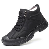 Bottes de neige en peluche pour hommes (CUIR NATUREL)