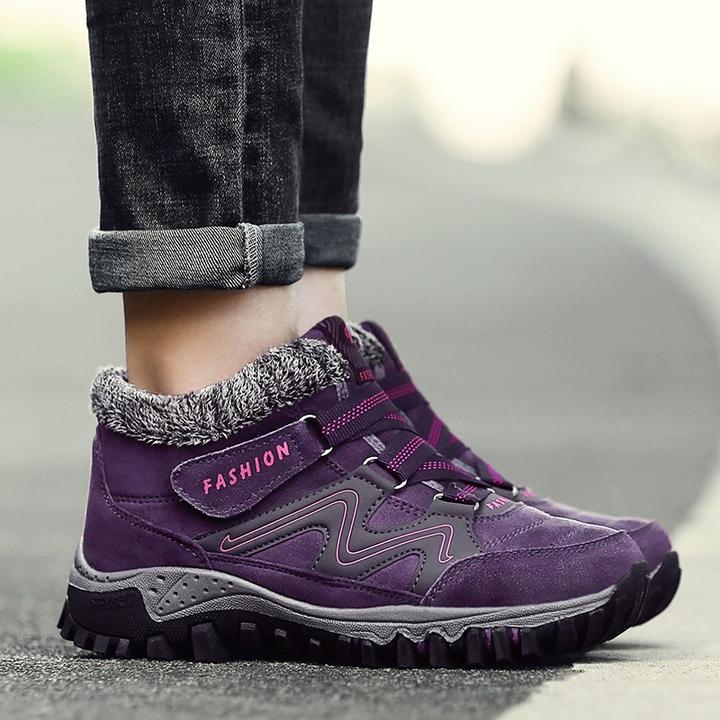Bottines antidérapantes chaudes et confortables pour femmes
