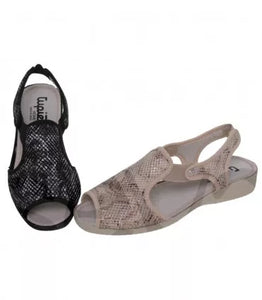 Sandalias casual chic de punta abierta